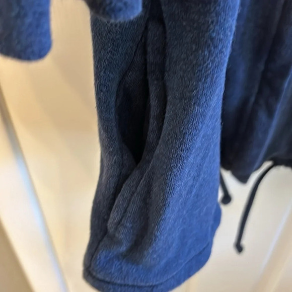 Tommy Hilfiger Women’s M Navy Blue Collared Zip Up Front Two Pocket Jacket - Picture 7 of 9